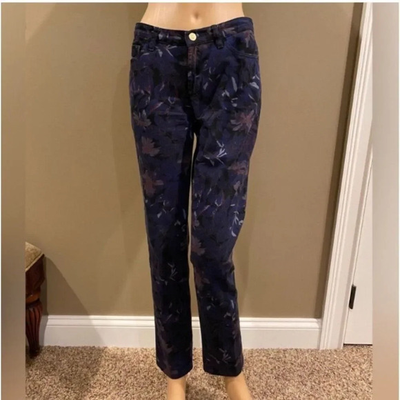 See by Chloe Print Ankle Jeans Pants 28 or 29 - Picture 9 of 11